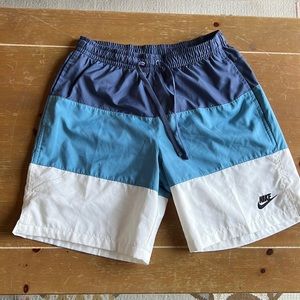 Nike City Edition Woven Flow Blue White Aqua Shorts